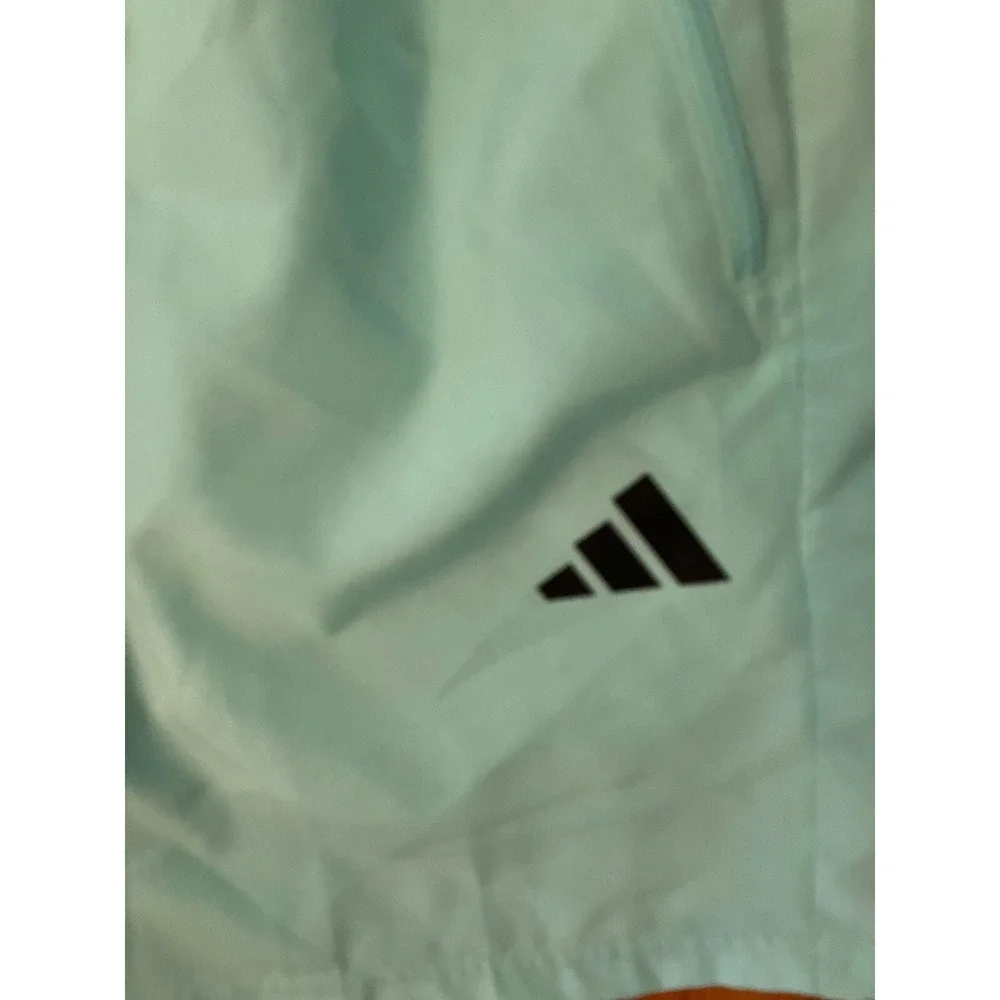 Adidas Aeroready Training Shorts Size Small S‎ Logo Mint Green activewear